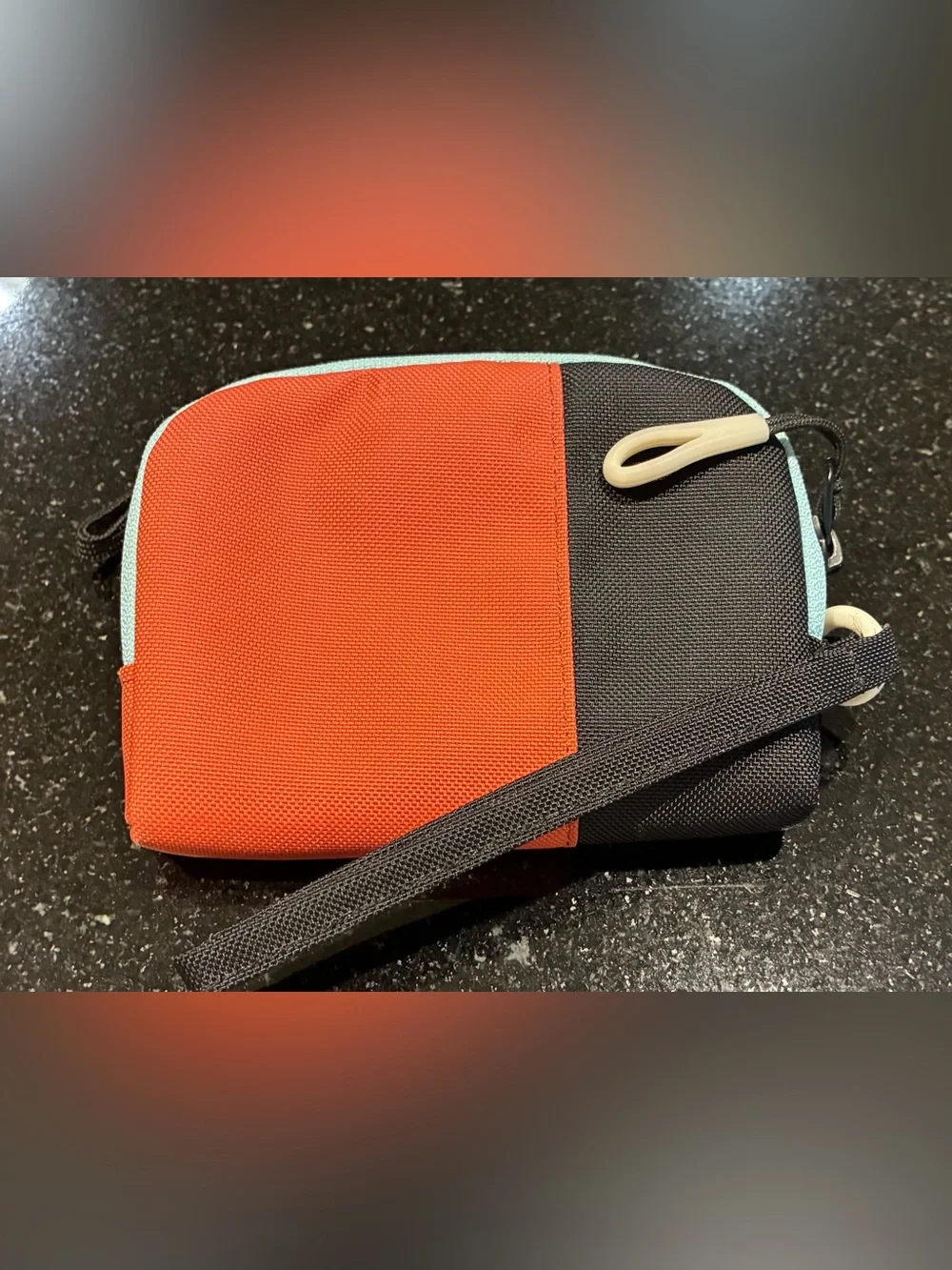 Sherpani Jolie wristlet pouch Top Zip Wrist Strap Reef Color Block
